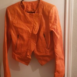 BCBG MaxAzaria Leather Jacket